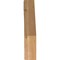 Ekena Millwork 4"W x 22"D x 22"H Merced Rough Sawn Knee Brace, Western Red Cedar BRC04X22X22MRC00RWR - alternate 2